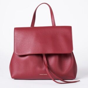 Burgundy Mansur Gavriel soft lady crossbody